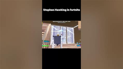 Stephen Hawking In Fortnite Youtube