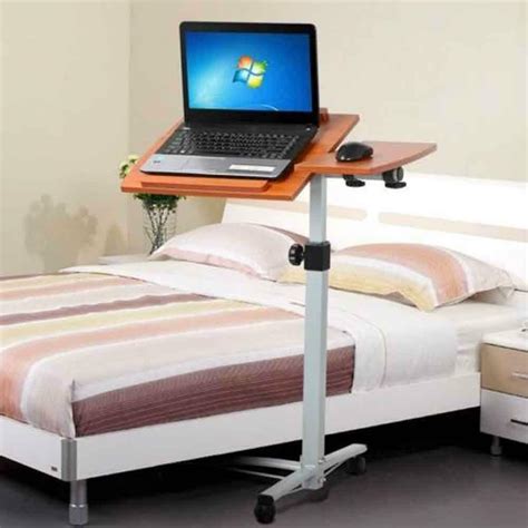 It can also be used for additional workspace to your work desk and have a good surface dimension for. Angle & Height Adjustable Rolling Laptop Desk Cart Over ...