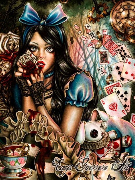 Dark Alice In Wonderland Drawings