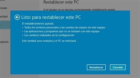 Restablecer Y Restaurar Tu Equipo En Windows Microinform Tica