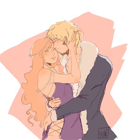 SaNami Sketch Commission made by me for @/Itsthemooface on Twitter