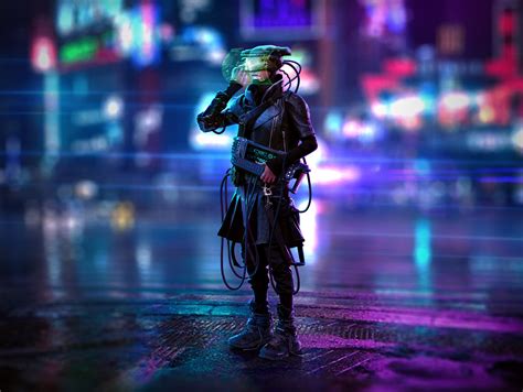 Sci Fi Cyberpunk Hd Wallpaper By Mikko Kautto