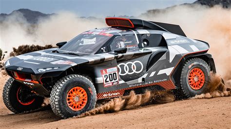 Audis Rs Q E Tron Dakar Rally Cars Take Multiple Stage Wins In Saudi