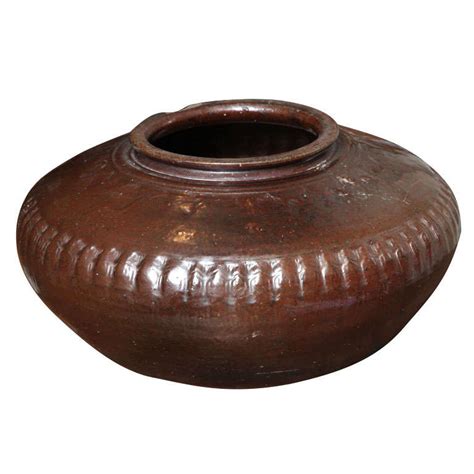 Large Brown Clay Pot For Sale At 1stdibs