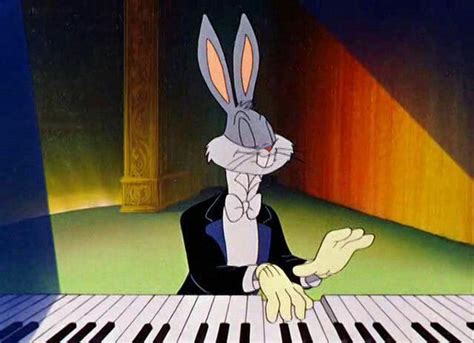 Bugs Bunny Playing Piano In Peter Rabbits Musical Adventure