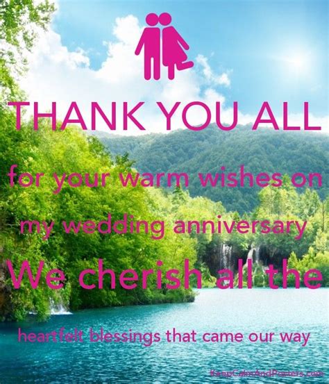 Thank You All For Your Warm Wishes On My Wedding