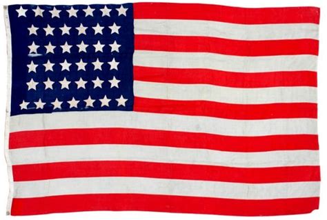 3115 1876 38 Star American Flag Pattern 7 6 6 6 7 Lot 3115