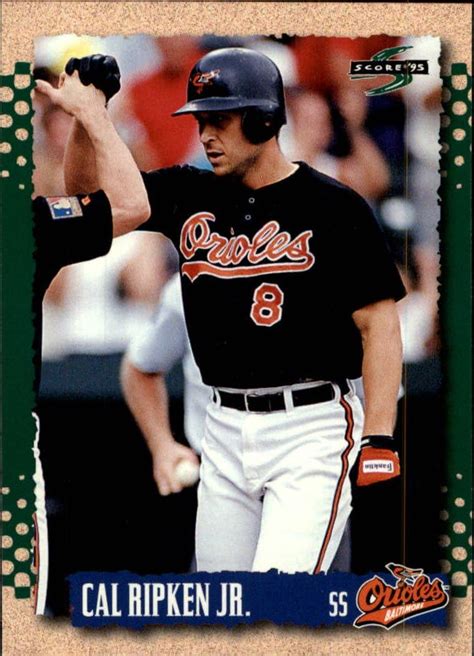 1995 Score Baseball Card 3 Cal Ripken Collectibles And Fine Art