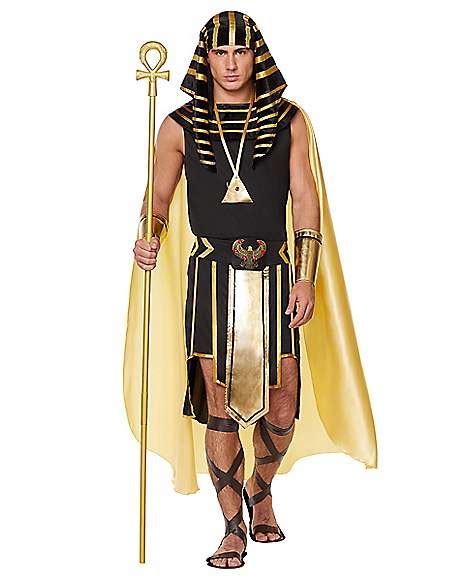 Spooktacular Creations Egyptian King Pharaoh Deluxe Halloween Costume For Men Role Playing