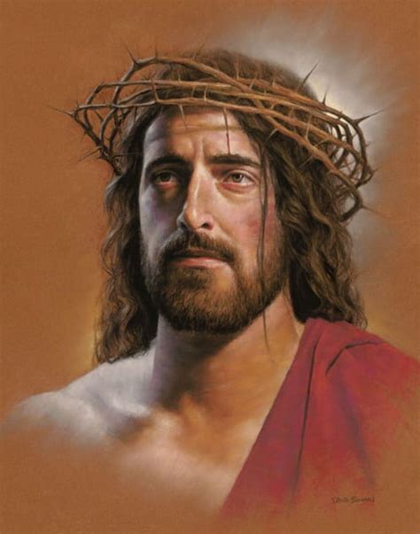 King 11x14 Wall Art Print Jesus Christ With Crown Of Thorns By David