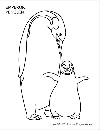 Emperor Penguin Coloring Coloring Pages