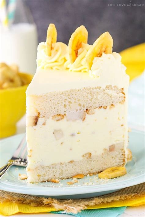 As with most homemade ice creams, the mixture will not get completely firm in the machine. Pin by Imani Lodge on Food | Ice cream cake, Banana pudding ice cream, Pudding ice cream cake