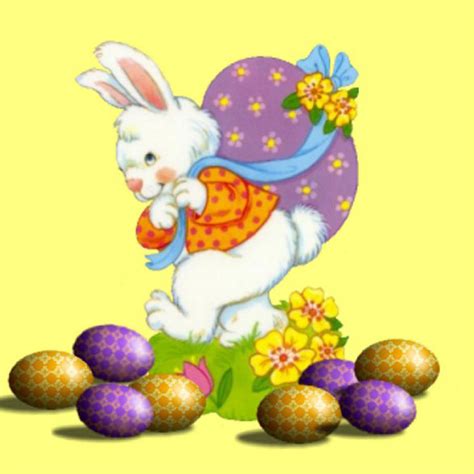 En el centro, usted puede escribir sus propios deseos. La clase de Carlos: Los huevos y el conejo de Pascua