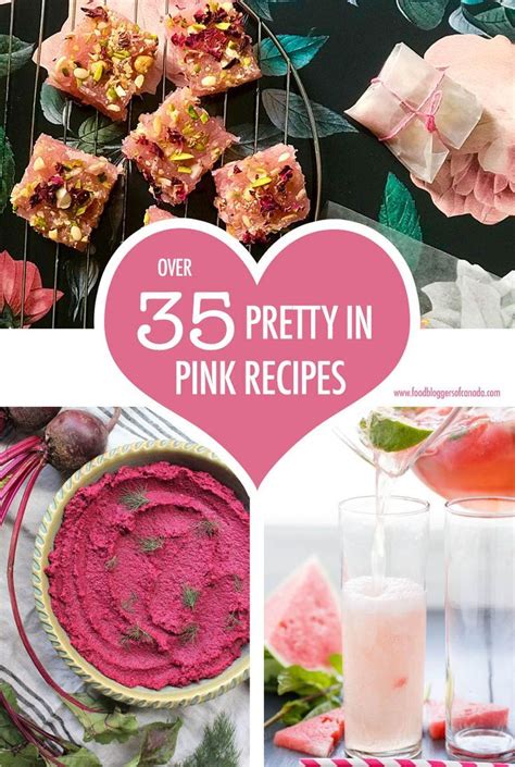 39 Pretty In Pink Recipe Ideas Canapés Cor De Rosa Cores