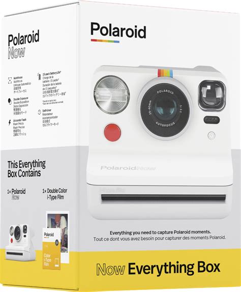 Polaroid Now Instant Film Camera Bundle White 6025 Best Buy