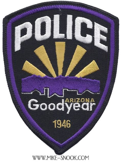 Mike Snooks Police Patch Collection State Of Arizona