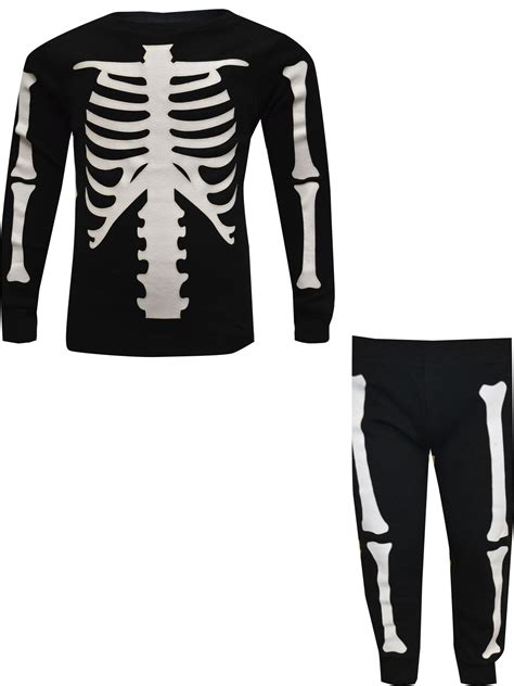 MJC Boys Skeleton Glow in the Dark Toddler Pajama (2T) - Walmart.com