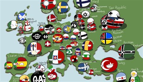 Countryball Map Of Tno Europe Rtnomod