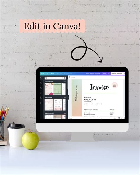 Invoice Template For Bloggers And Content Creators — Austen Tosone