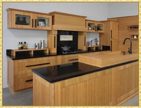 Bamboo Kitchen Cabinets Come In A Wide Variety Of Colors And Styles You