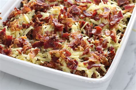 500 grams / 1 pound minced meat. Bacon Cheeseburger Casserole {keto, paleo, Whole30, AIP ...