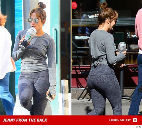 Jennifer Lopez Shows Off Booty In Yoga Pants