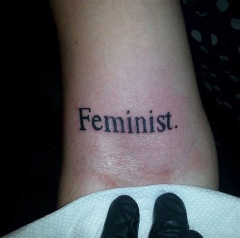 Want to discover art related to feminismus? 25+ Badass Feminist Tattoos To Remind You The Girl Power