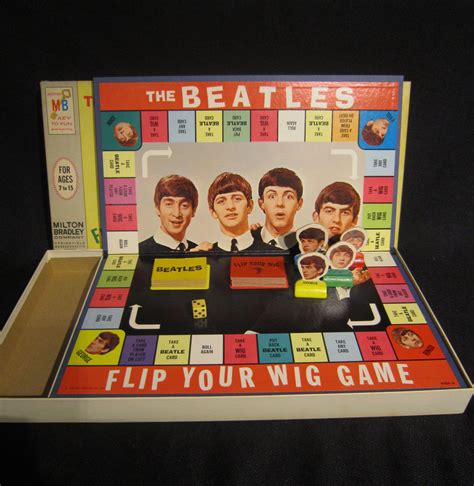 Beatles Flip Your Wig Board Game Beatles Merchandise Beatles