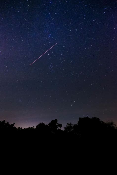 Shooting Star During Nighttime · Free Stock Photo