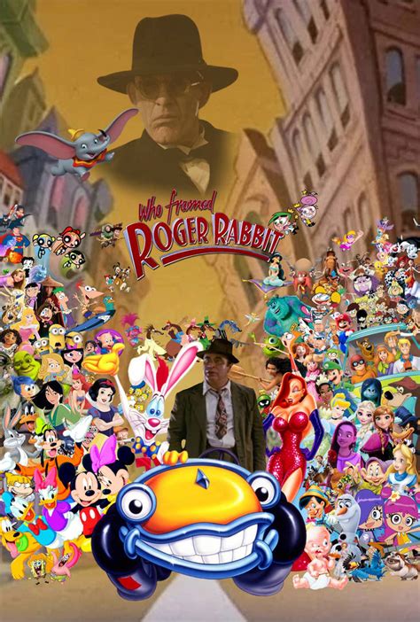 Who Framed Roger Rabbit Poster With New Characters By Justinadventure On Deviantart
