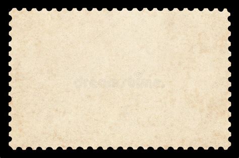 Blank Postage Stamp Isolated Stock Photo Image Of Philatelist Back