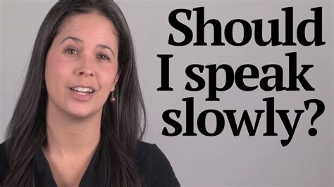 Question about Speaking Slowly vs. Quickly - Rachel's English