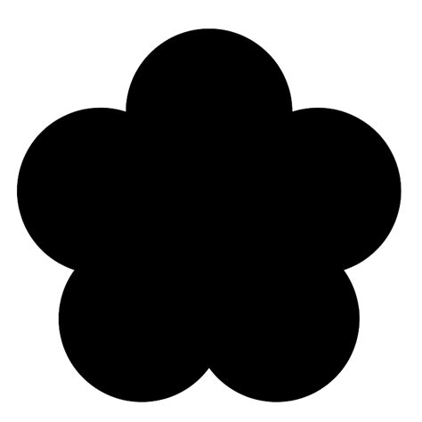 Download Five Petal Flower Template - ClipArt Best