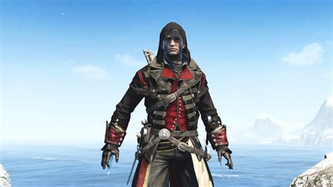 Assassin S Creed Rogue Hooded Templar Outfit Mod From Trailers