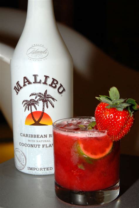 Malibu Mixed Drink Ideas Malibu Rum And Coconut Liqueur For The