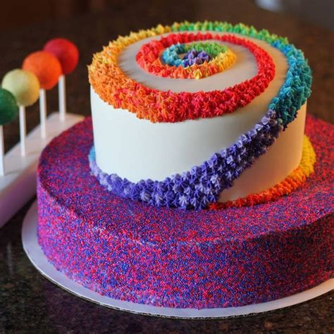 Top 15 Extraordinary Rainbow Cakes Page 8 Of 15