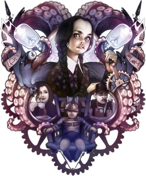 Wednesday Addams Sticker By Alanreaper212 Wednesday Addams Anime