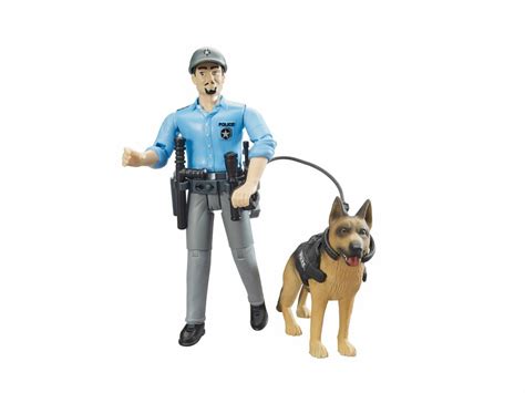 Bruder Bworld Policeman With Dog 116 Only £1169