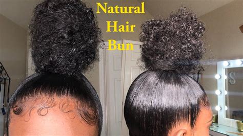 29 Natural Hairstyles High Bun Amazing Ideas