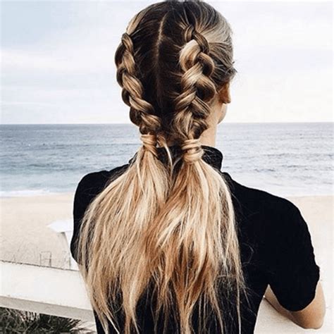 French Braid Hairstyles Pigtails Hair Styles Ideas