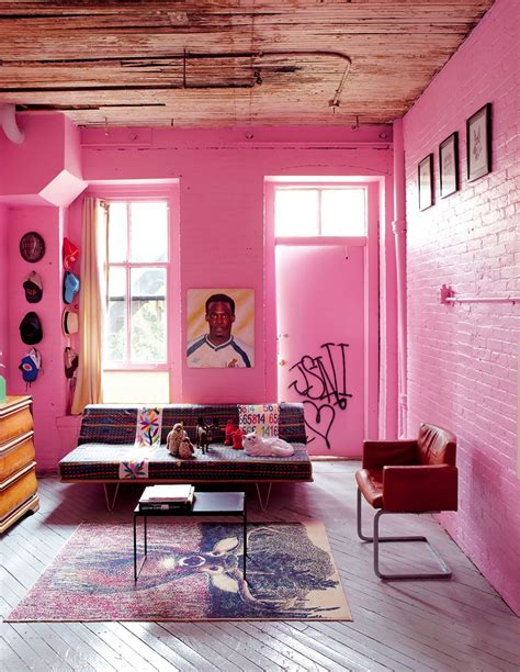 Black furniture grounds the living room and lends an extra note of sophistication in the living room of a new york city apartment designed by jamie drake. 51 Pink Living Rooms With Tips, Ideas And Accessories To ...