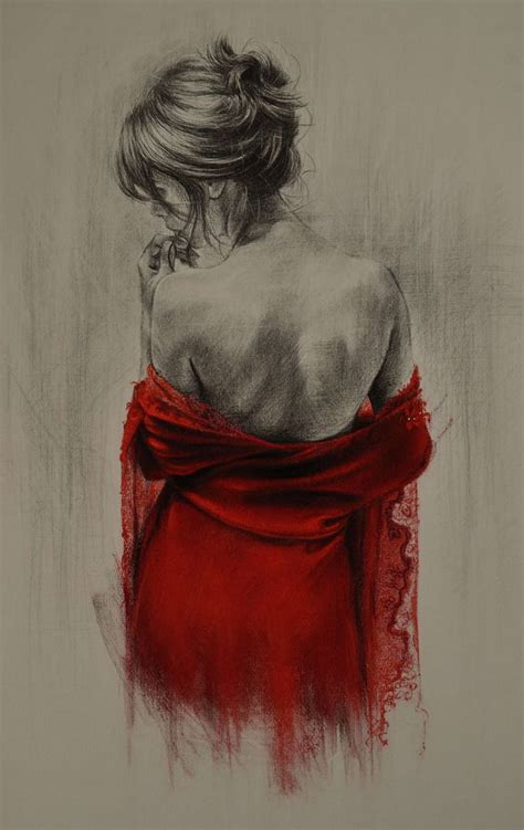 Pin By Lafamosen On Malerkunst In Female Art Painting Charcoal