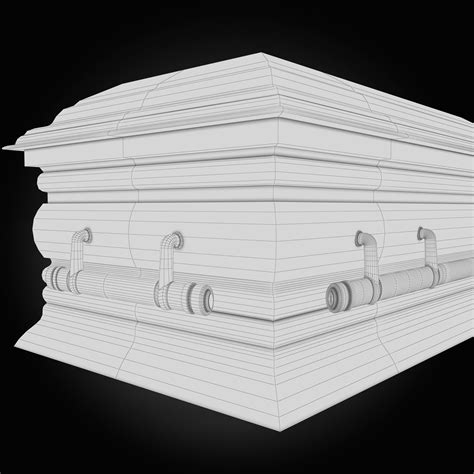 High Def Classic Coffin Wood 3d Model Cgtrader