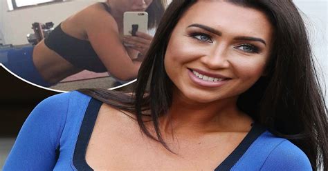 Ouch Lauren Goodger Suffers Through Painful Workout In The Gym Ok Magazine