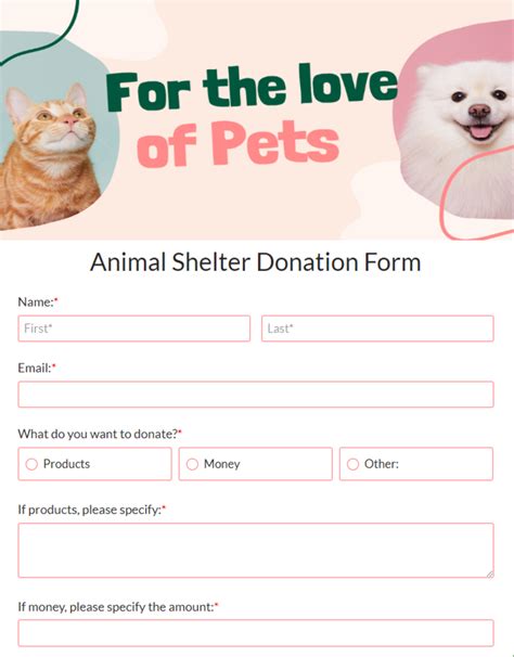 35 Free Donation Forms And Examples 123formbuilder