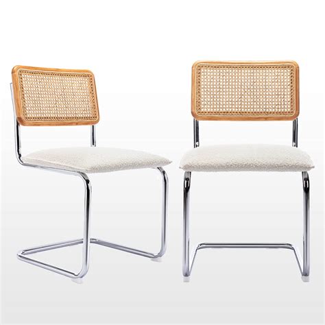 Zesthouse Mid Century Modern Dining Chairs Accent Rattan Kitchen