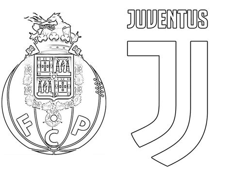 16 de março de 2021. Desenho para colorir Liga dos Campeões da UEFA 2021 : Oitavas de final - Porto (POR) - Juventus ...