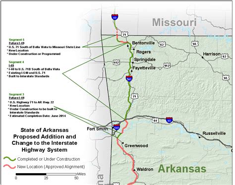 I 49 Corridor Map Arkansas Re I 49 In Arkansas Corridor Arkansas