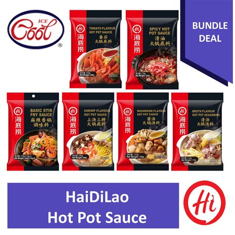 Each hotpot weighs 135g and will take 15 minutes to be ready for consumption after pouring in the. Hai Di Lao Hot Pot Sauce | Shopee Singapore