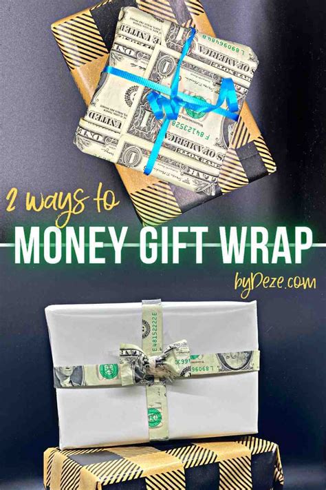 Diy Money T Wrap 2 Easy Creative Ways To T Cash Bydeze